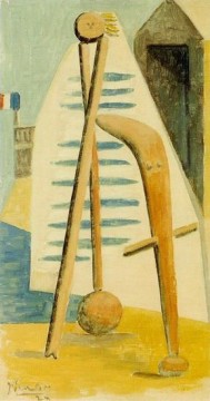 Baigneur La plage Dinard 1928 cubisme Pablo Picasso Peinture à l'huile